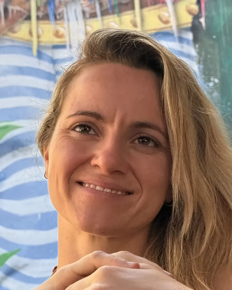 Visage de Catherine qui sourit